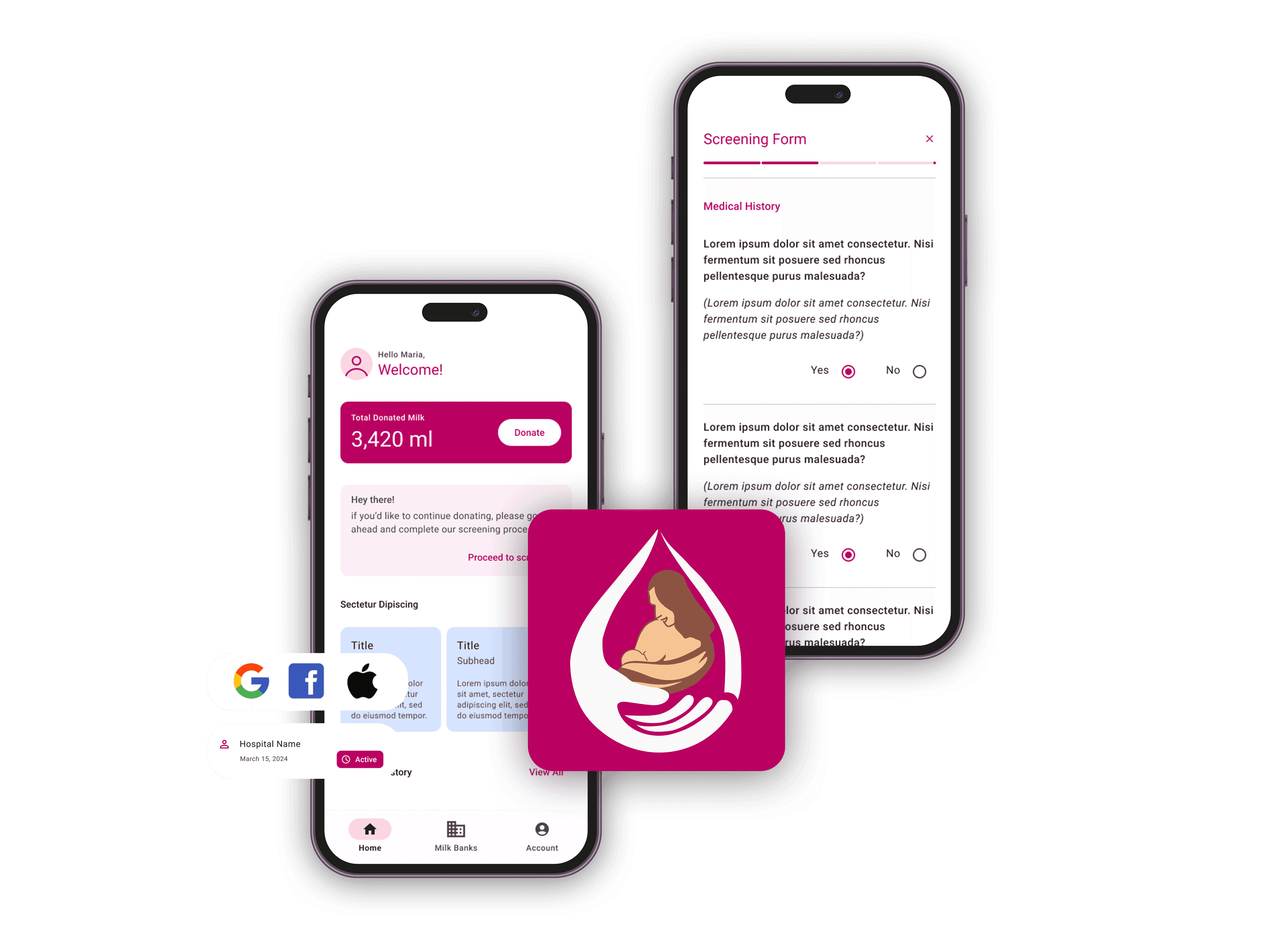 Milk Donors Mobile Application